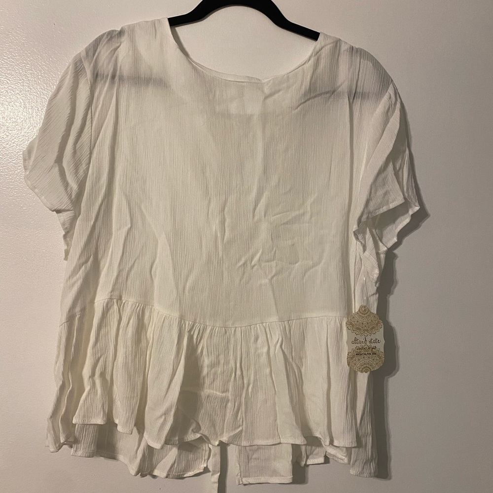 Altar’d State White Top